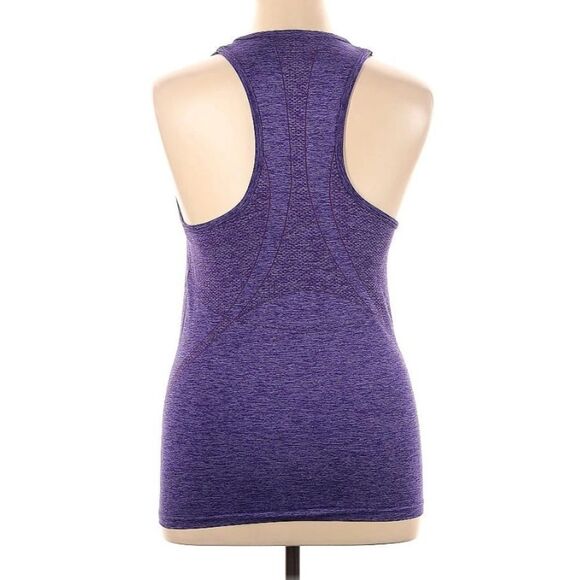 Gap Fit Purple Stretchy Racerback Tank Top - Picture 2 of 8